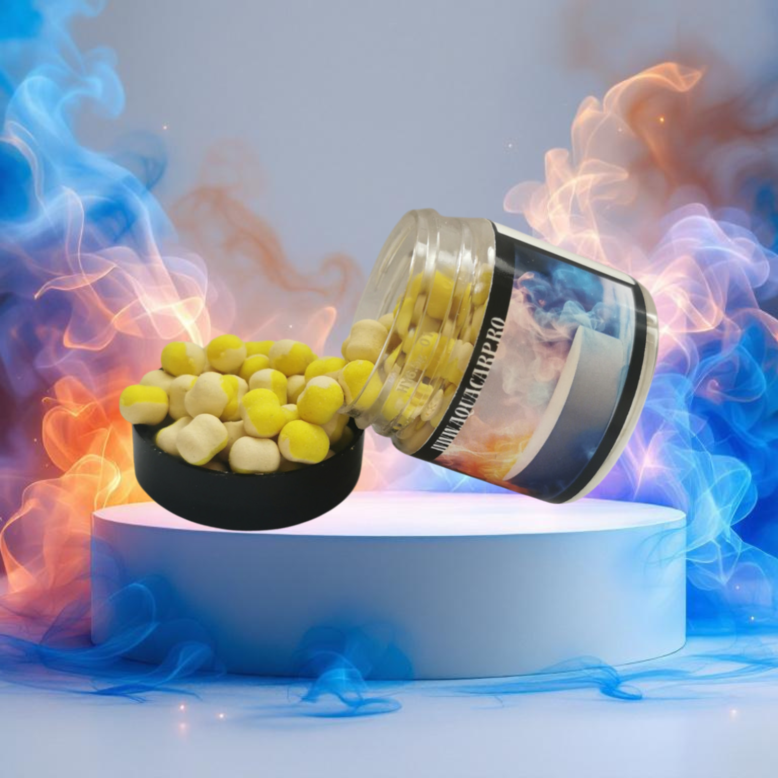 Dumbells Wafters AquaCarp 6mm Cocos & Lămâie 15gr
