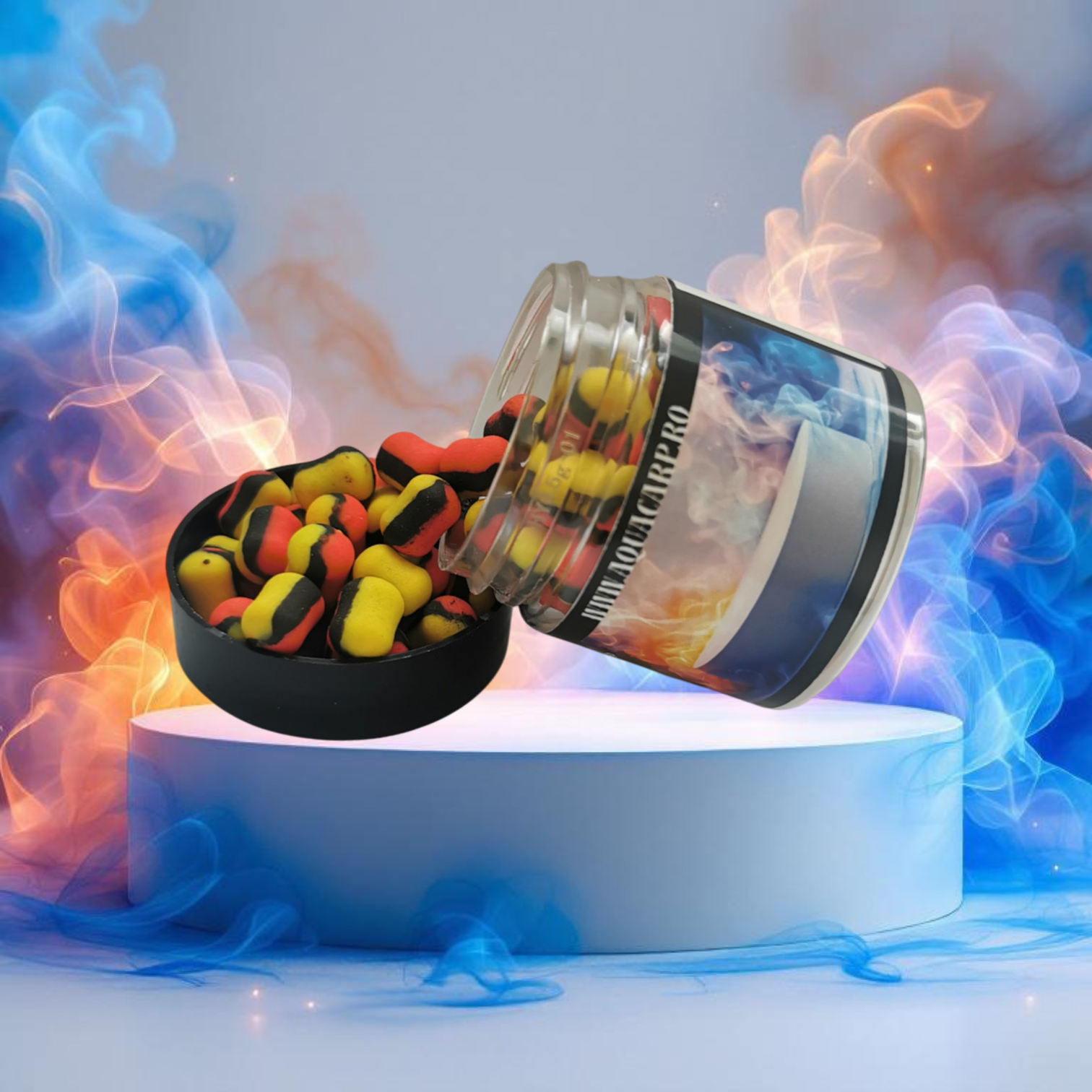 Dumbells Wafters AquaCarp 6mm Gumă Turbo 15gr