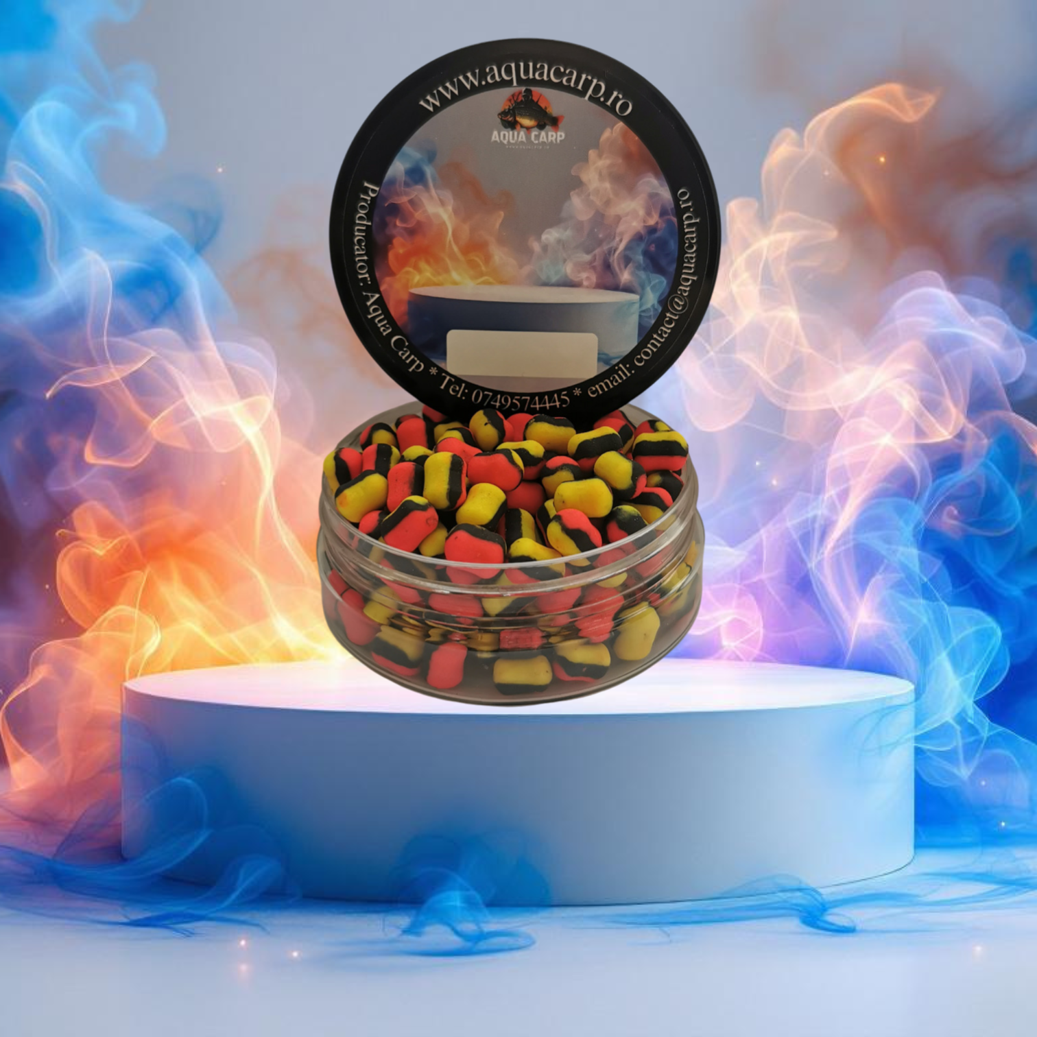 Dumbells Wafters AquaCarp 6mm Gumă Turbo 30gr