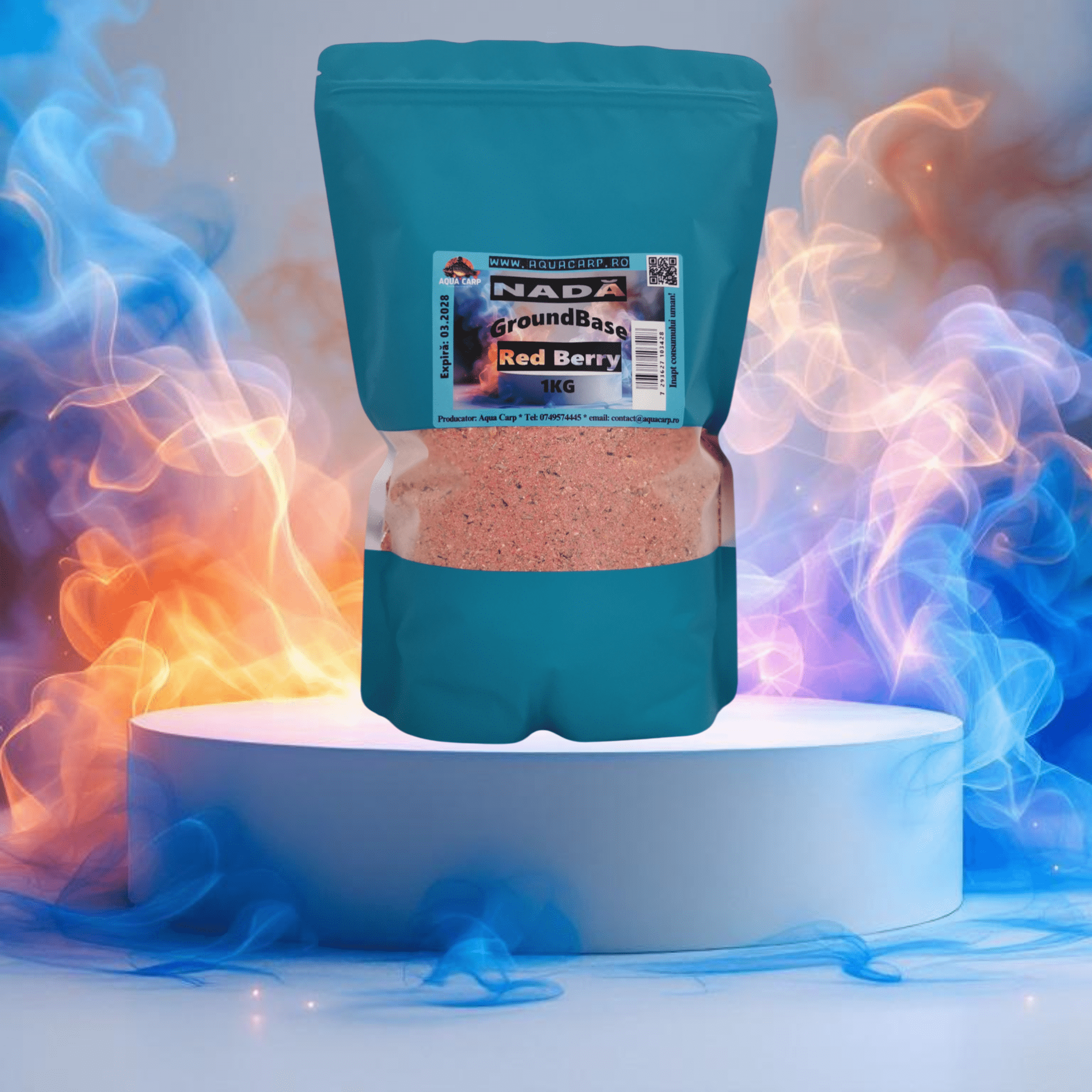 Nada AquaCarp GroundBase Red Berry 1Kg
