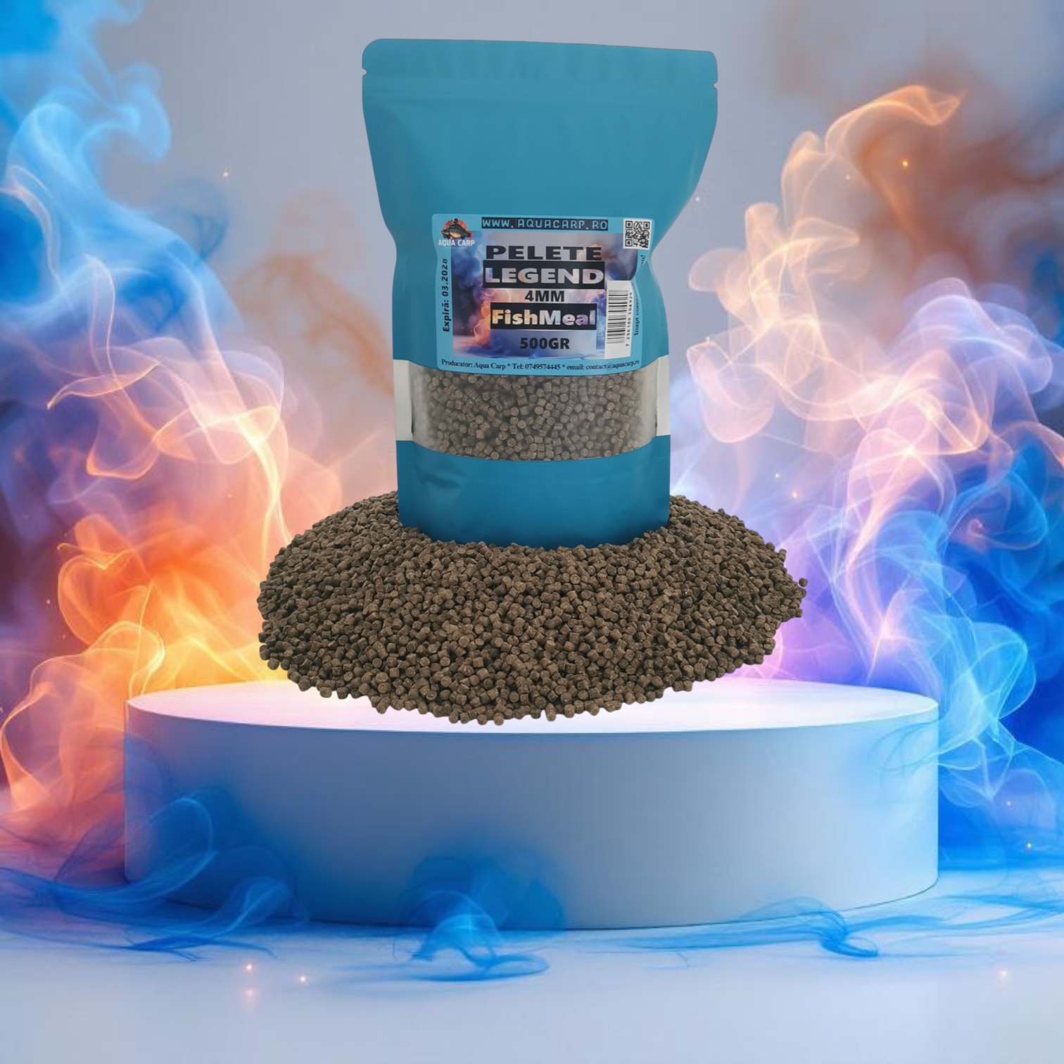 Pelete AquaCarp LEGEND 4mm FishMeal 500GR