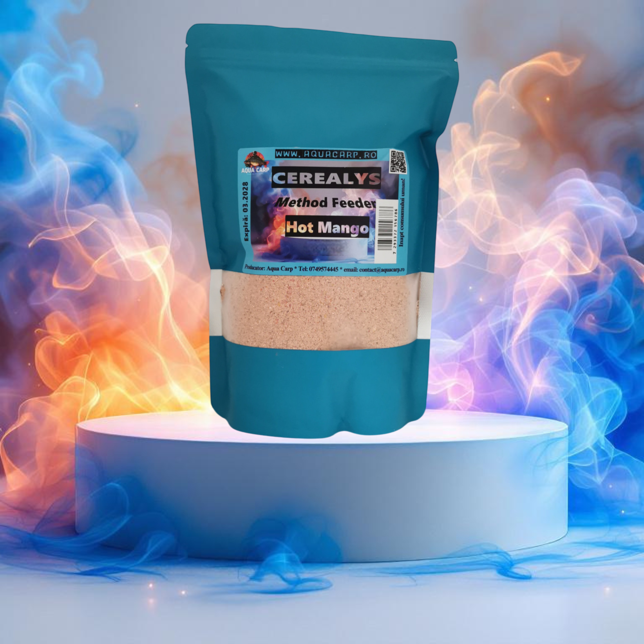 Nada AquaCarp CEREALYS Method Feeder Hot Mango 500GR