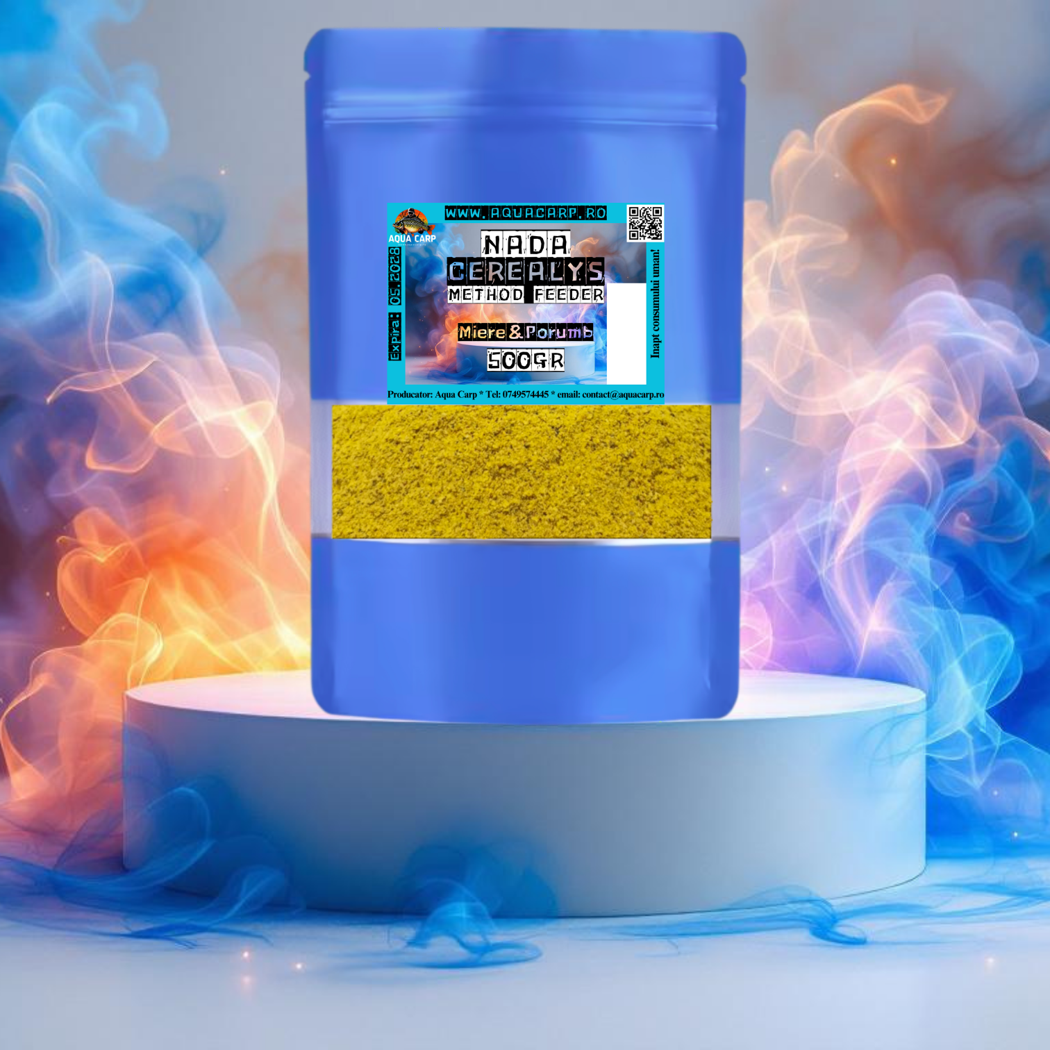 Nadă CEREALYS Method Feeder Miere & Porumb 500GR