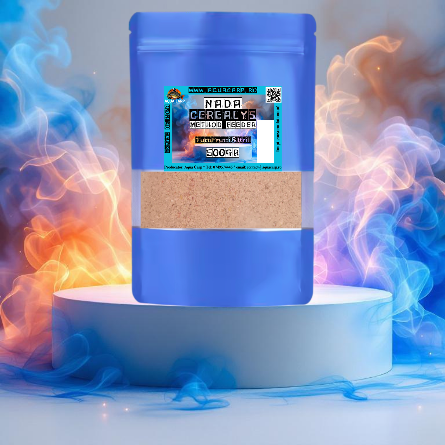 Nadă CEREALYS Method Feeder Tutti Frutti & Krill 500GR