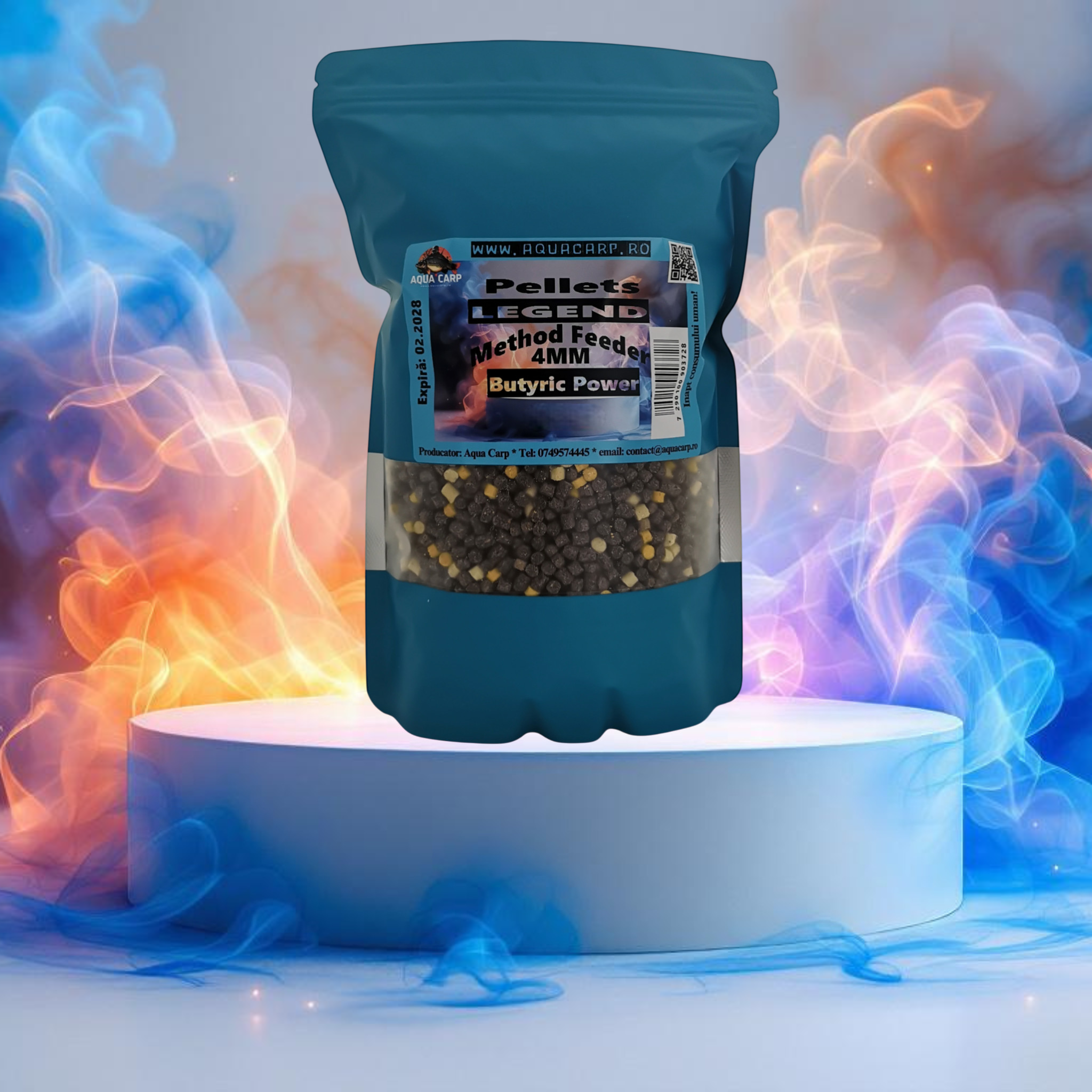 Pelete AquaCarp LEGEND 4mm Butyric Power 500GR