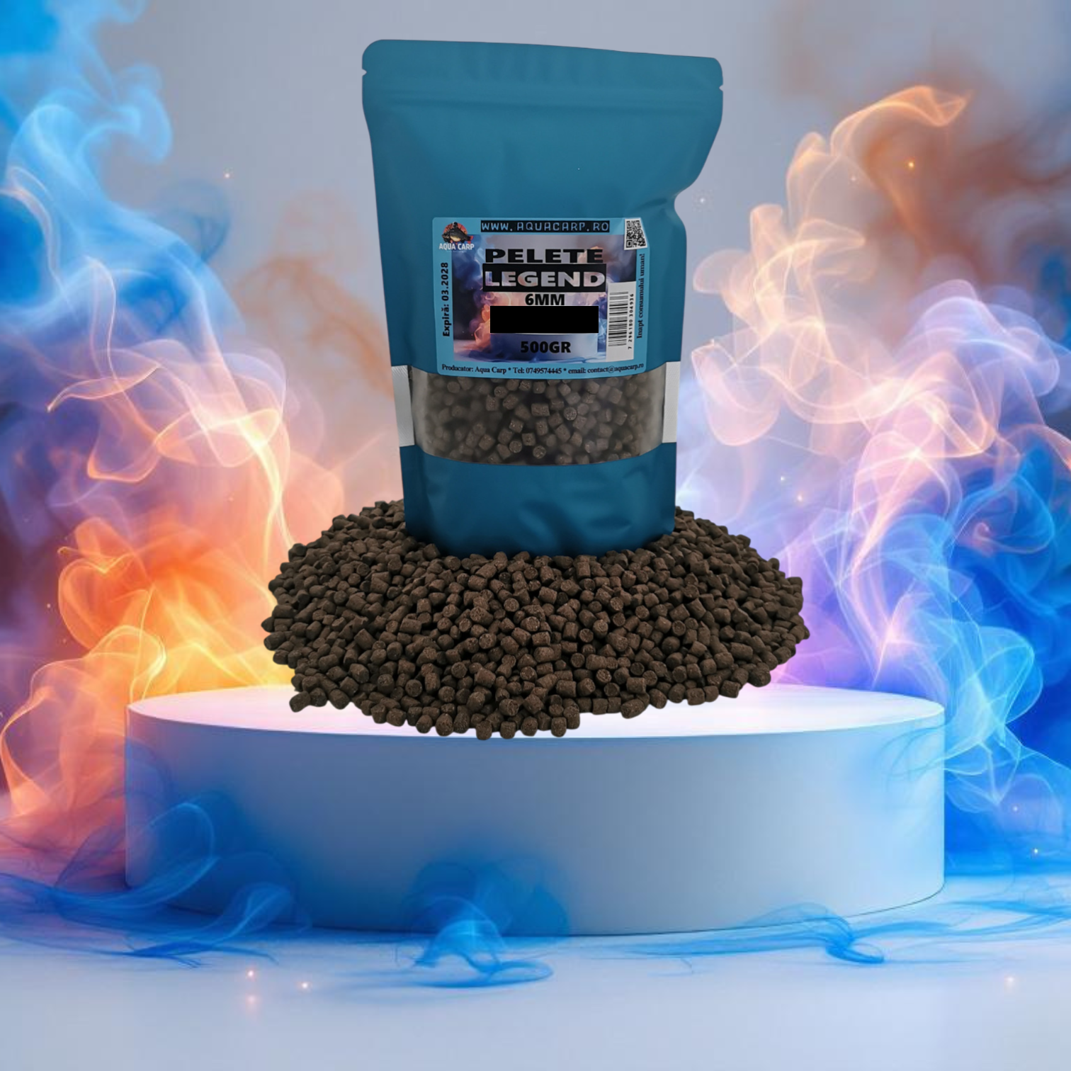 Pelete AquaCarp LEGEND 6mm Halibut 500GR