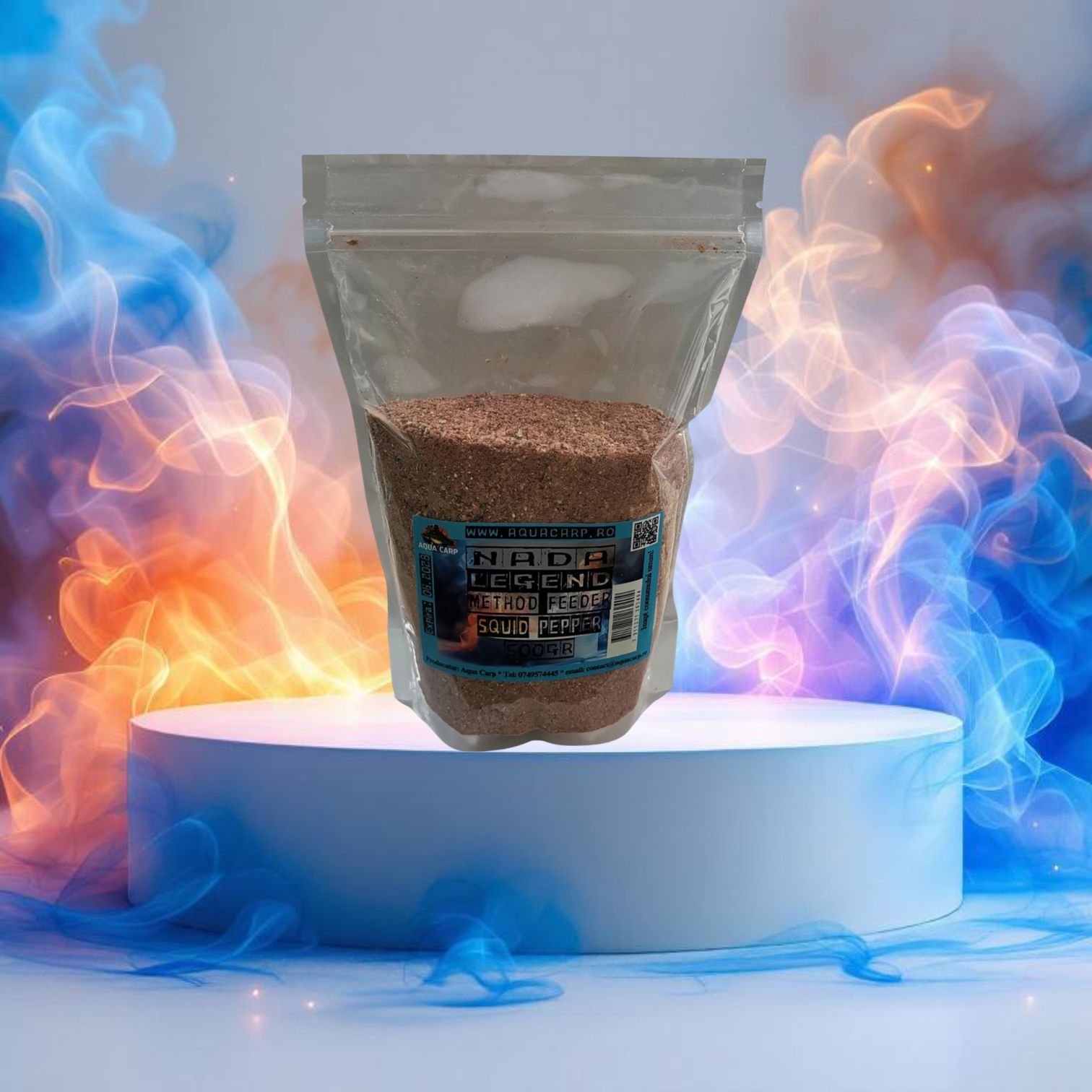 Nadă LEGEND Method Feeder Squid Pepper 500GR
